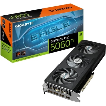 Placa Gráfica Gigabyte GeForce RTX 5060 Ti EAGLE MAX OC/ 8GB GDDR7