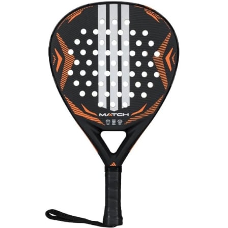 Raquete de Padel Adidas Match 3.5 2026/ Preta e Laranja