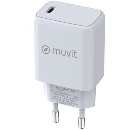 Muvit For Change MCACC0014 Wall Charger/ 1xUSB Type-C/ 30W