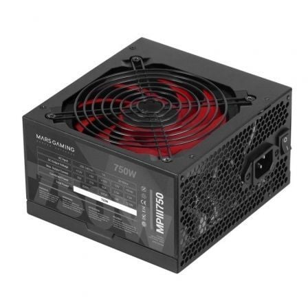 Fonte de Alimentação Mars Gaming MPIII750/ 750W/ Ventoinha 12cm