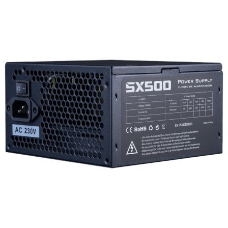 Fonte de Alimentação Hiditec SX 500 BULK/ 500W/ Ventoinha 12cm/ Inclui Cabo de Alimentação 1.5m