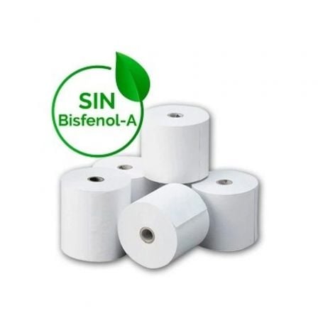 Caixa de Rolos de Papel Térmico Genérico 80x60 BPAF/ 80 x 60mm/ 80 Unidades