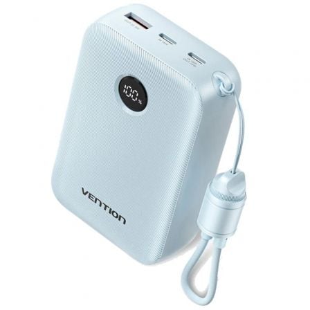 Powerbank 20000mAh Vention FKBL0-C/ 22.5W/ Azul/ Inclui Cabo USB Tipo-C
