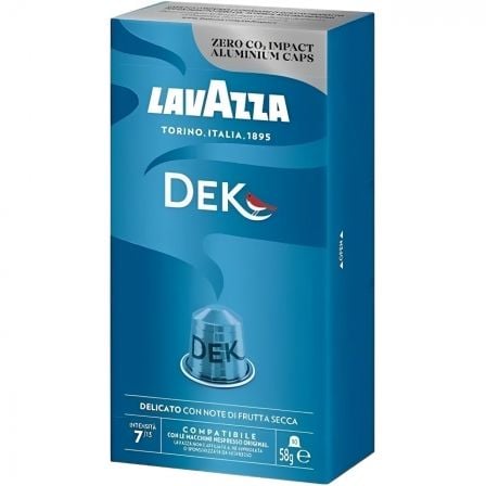 Cápsula Lavazza Espresso Decaf Descafeinado para Máquinas de Café Nespresso/ Caixa de 10