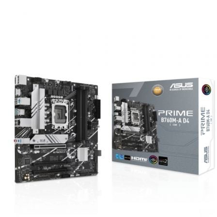 Motherboard Asus Prime B760M-A D4-CSM/ Socket 1700/ DDR4/ PCIe 4.0/ Micro ATX