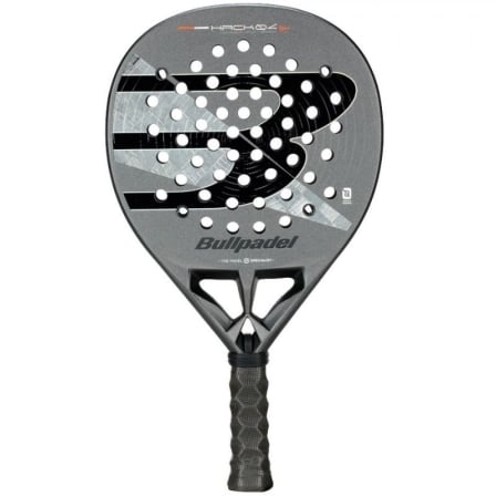 Raquete de Padel Bullpadel Hack 04 Hybrid 2026 (Paquito Navarro)/ Preta e Cinzenta