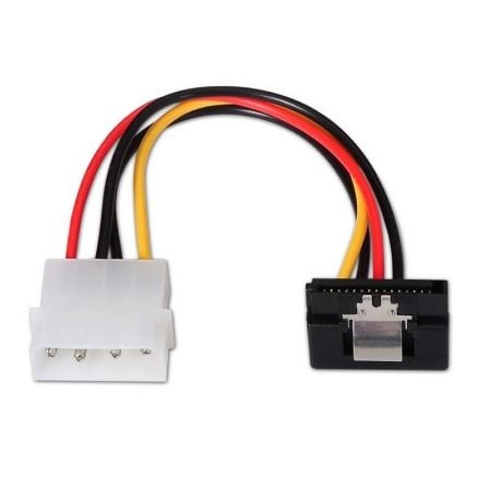 Cabo de Alimentação SATA Aisens A131-0163/ Molex de 4 Pinos Macho - SATA Fêmea/ Até 54W/ 16cm