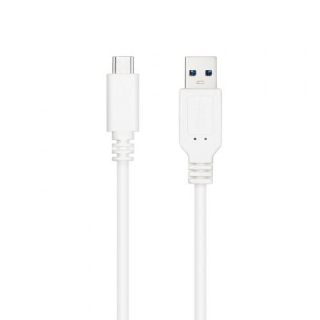Nanocable 10.01.4001-L150-W USB 3.1 Type-C Cable/ USB Type-C Male - USB Male/ 10Gbps/ 1.5m/ White