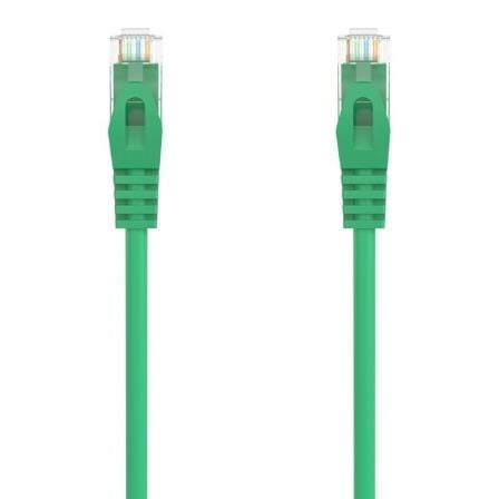 Cabo de Rede RJ45 AWG24 UTP Aisens A145-0577 Cat.6A/ LSZH/ 25cm/ Verde