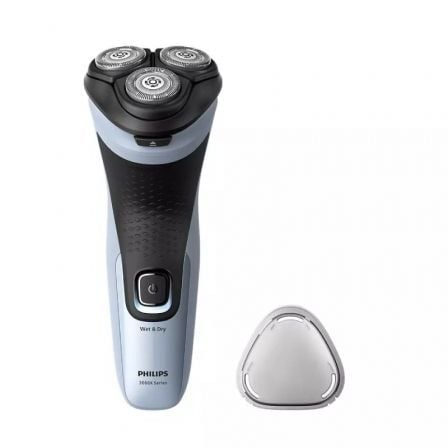 Máquina de Barbear Philips Shaver Series 3000X X3003/00/ com Bateria/ 2 Acessórios