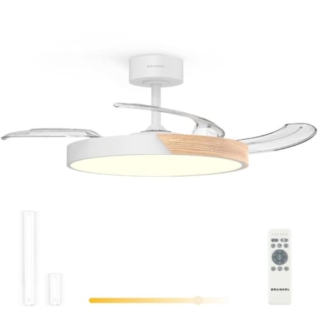 Ventoinha de Teto Grunkel SKYDUAL42/ 30W/ 4 Pás 106cm/ 6 Velocidades