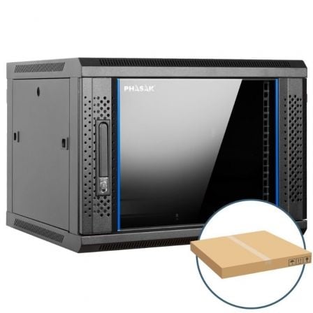 Armario Rack Mural Desmontado Phasak PHO 2209D/ 19"/ Altura 9U