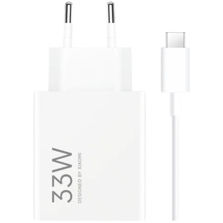 Cargador de Pared Xiaomi 33W Charging Combo USB Type-A/ 1xUSB + Cable USB Tipo-C/ 33W
