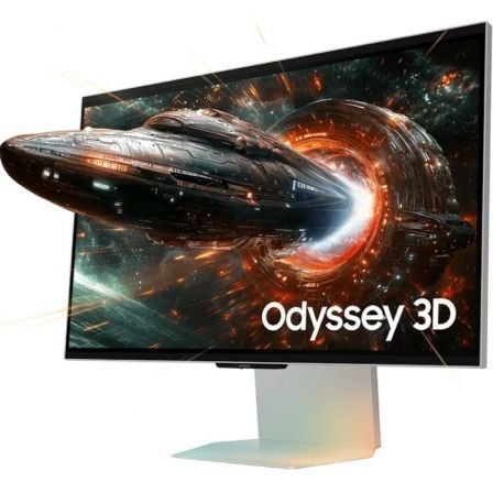Samsung Odyssey 3D G90XF S27FG900XU 27" Gaming Monitor/ 4K/ 1ms/ 165Hz/ 3D/ Multimedia/ Height-Adjustable/ Silver