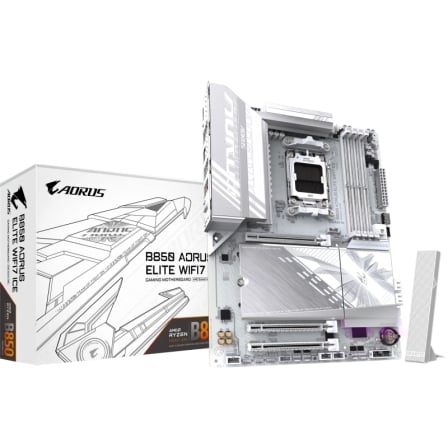 Motherboard Gigabyte B850 AORUS ELITE WIFI7 ICE Socket AM5/ DDR5/ PCIe 5.0
