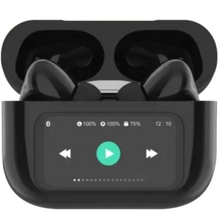 Auriculares Bluetooth Qubo TWS-400BK con estuche de carga/ Autonomía 4h/ Negros