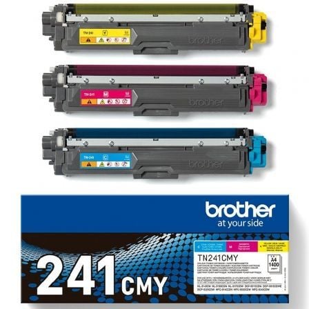 Toner Original Brother TN241CMY Multipack/ Ciano/ Magenta/ Amarelo
