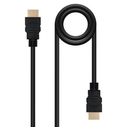 Nanocable 10.15.1700 HDMI 1.4 Cable/ HDMI Male - HDMI Male/ 1m/ Black