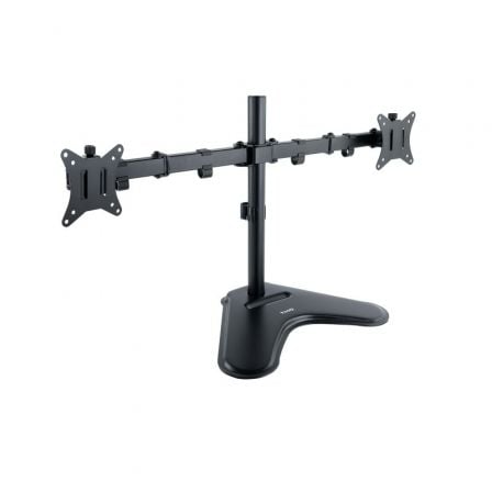 Suporte de Secretária para 2 Monitores TooQ DB1702TN-B/ Giratório/ Inclinável/ até 9kg