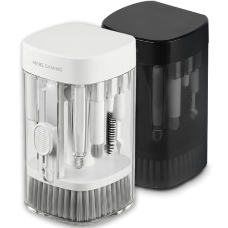 Kit de Limpieza Mars Gaming MAKIT/ 21 en 1/ Blanco