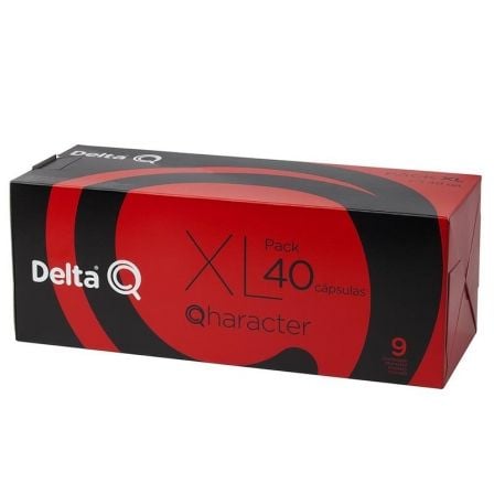 Cápsula Delta Qharacter para Máquinas de Café Delta/ Caixa de 40