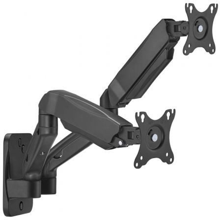 Suporte de Parede para 2 Monitores ou TV Aisens WT32TSR-225/ Giratório/ Inclinável/ até 9kg
