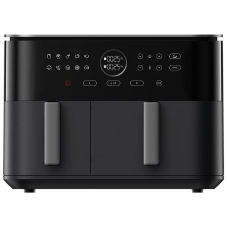 Freidora Inteligente por Aire Airfryer / Sin Aceite Xiaomi Dual Zone Air Fryer 10L/ Doble Resistencia 2700W/ Capacidad 10L (6.5L + 3.5L)