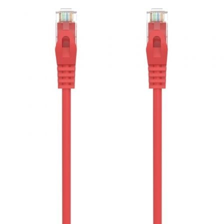 Aisens A145-0559 Cat.6A RJ45 AWG24 UTP Network Cable/ LSZH/ 1m/ Red