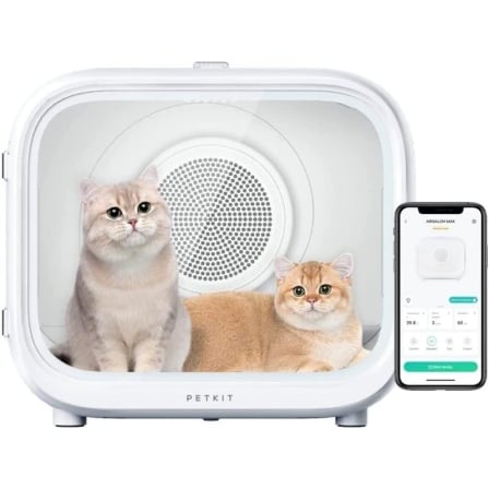 Cabina de Aseo para Mascotas PetKit Airsalon Max/ 60L/ Control desde APP