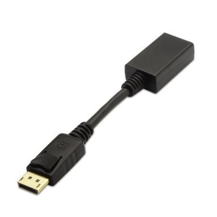 Conversor Aisens A125-0134/ DisplayPort Macho - HDMI Fêmea/ 15cm/ Preto