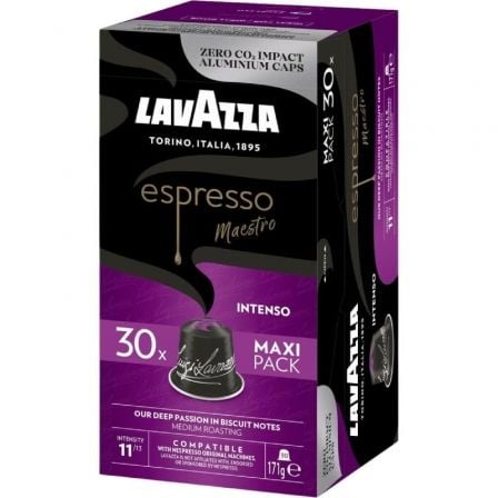 Cápsula Lavazza Espresso Maestro Intenso para Máquinas de Café Nespresso/ Caixa de 30